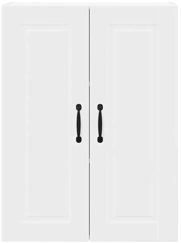 vidaXL Κρεμαστό ντουλάπι κουζίνας με ράφι Λευκό 60 x 31 x 80 εκ.