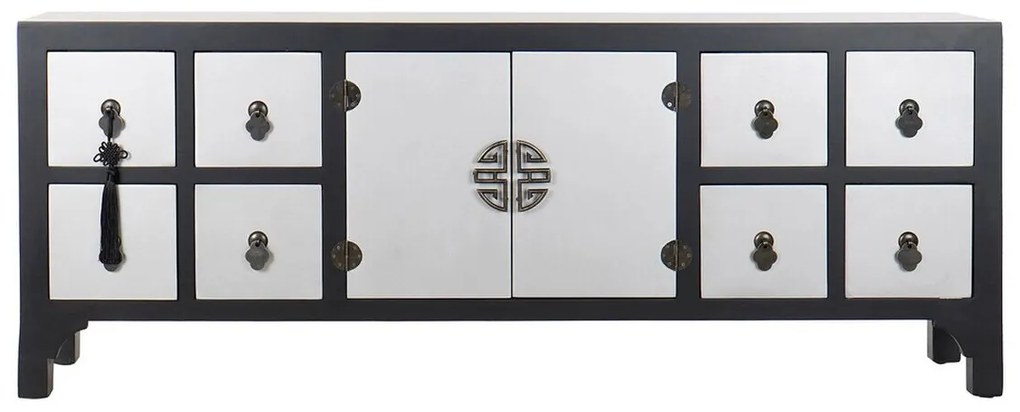 Τραπέζι Τηλεόρασης με Συρτάρια DKD Home Decor Ανατολικó Ξύλο MDF (130 x 24 x 51 cm)