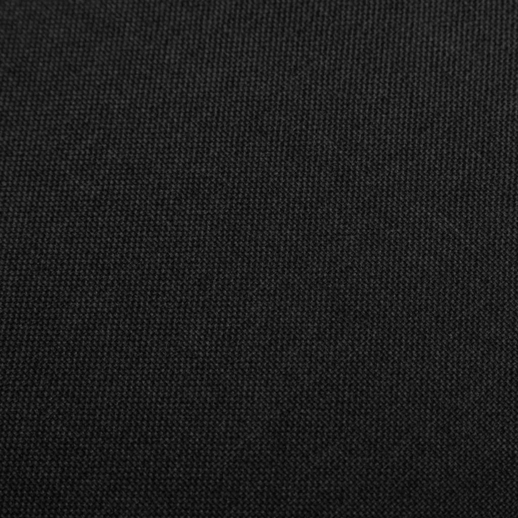 vidaXL Σκαμπό Μπαρ 2 τεμ. Μαύρα Υφασμάτινα