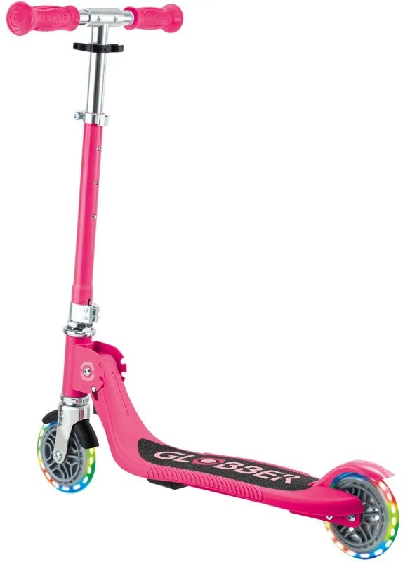 Globber Πατίνι Junior Foldable Flow Lights Fuchsia