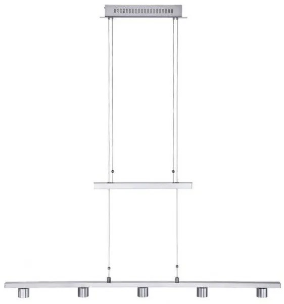 Σώμα Κρεμαστού Φωτιστικού 5xLED 4W Νίκελ ματ m6 - LED 8 Fischer Honsel 13047 Νίκελ Ματ