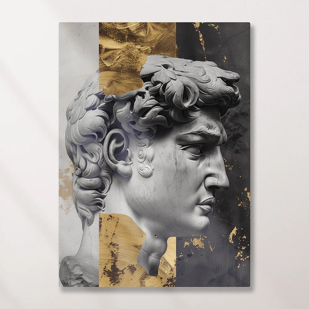 Πίνακας σε καμβά David in Gold KNV2582 80cm x 120cm