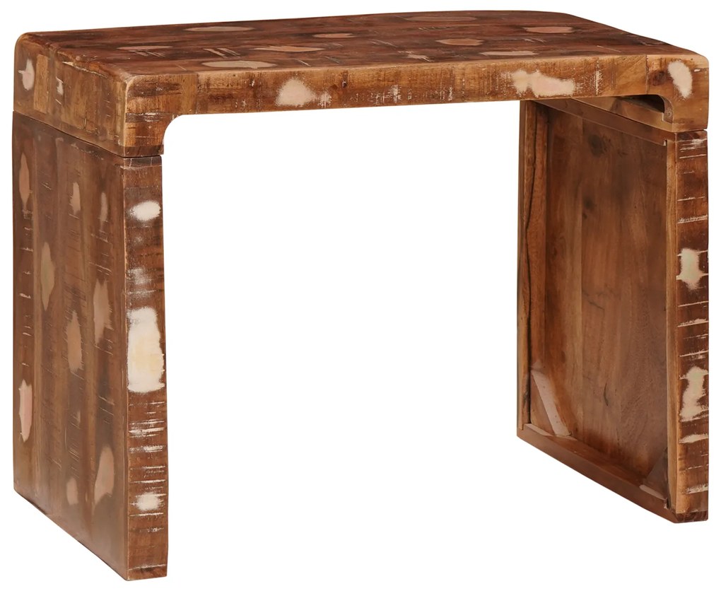 vidaXL End Table 60 x 35 x 46 εκ Στερεό ανακτημένο ξύλο
