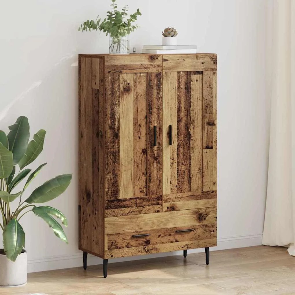 Highboard Παλιό Ξύλο 69,5 x 31 x 115 εκ. Επεξεργασμένο ξύλο