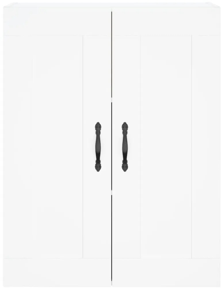 vidaXL Ντουλάπι Τοίχου Λευκό 69,5 x 34 x 90 εκ. από Επεξεργασμένο Ξύλο
