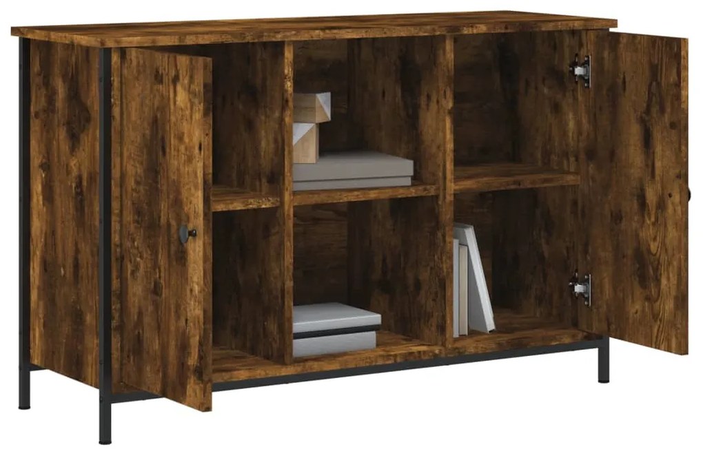vidaXL Έπιπλο Τηλεόρασης Καπνιστή Δρυς 100x35x65 εκ. Επεξ. Ξύλο
