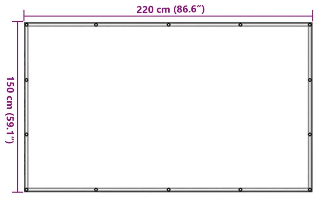 vidaXL Δίχτυ για Τρέιλερ Μαύρο 1,5 x 2,2 μ. από HDPE