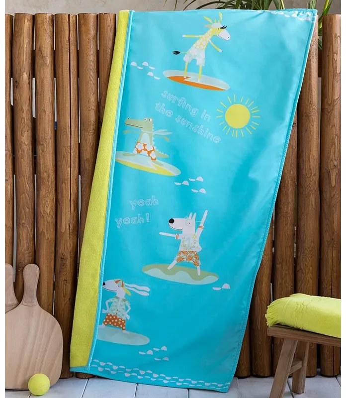 Πετσέτα Θαλάσσης δύο όψεων 70x140 - Surfing 5206482105416