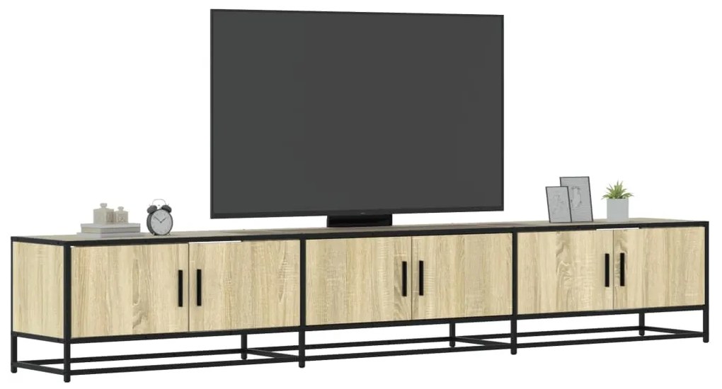 vidaXL Έπιπλο Τηλεόρασης Sonoma Δρυς 240x35x41 εκ. Επεξ. Ξύλο