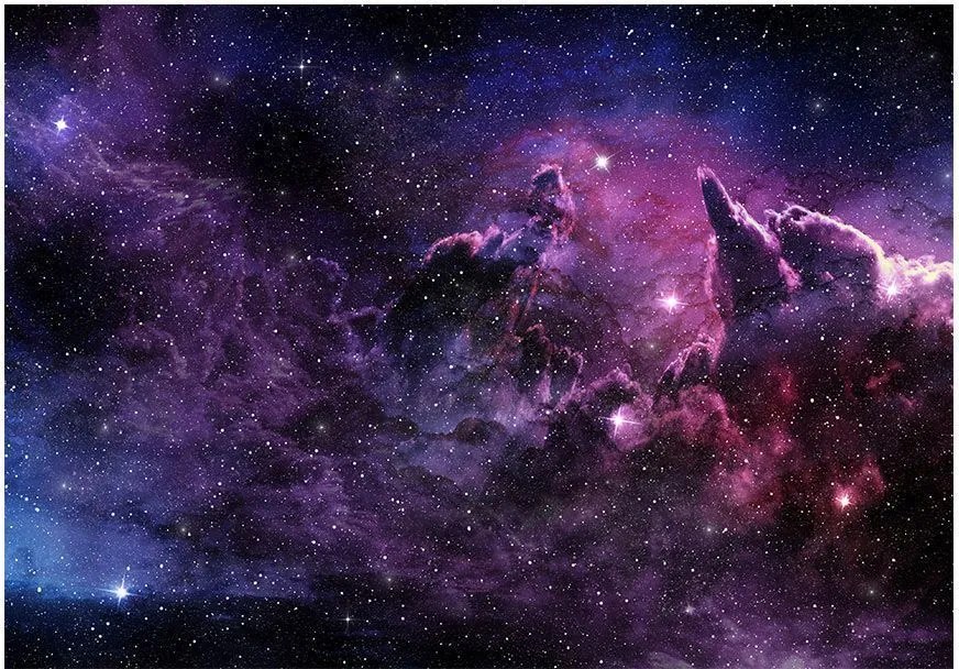 Αυτοκόλλητη φωτοταπετσαρία - Purple Nebula - 441x315