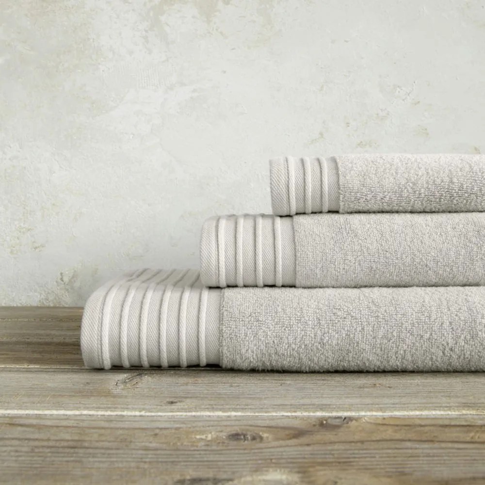 Πετσέτα Feel Fresh Oat Beige Nima Σώματος 90x145cm 100% Βαμβάκι