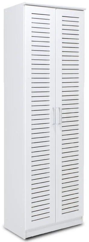 Intrahome Παπουτσοθήκη-ντουλάπα ELENA Intrahome 21 ζευγών σε λευκό 60x37x183εκ | SKU: INTRAPA-234111139