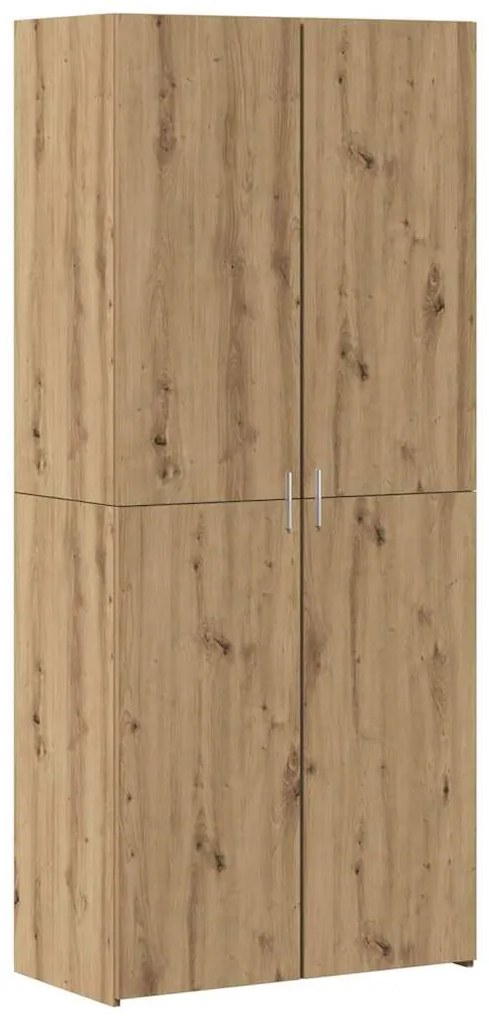vidaXL Highboard artisan δρυς 40 x 42,5 x 185 εκ. Επεξεργασμένο ξύλο