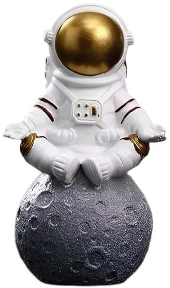 Διακοσμητική Φιγούρα 325CRN1159 9x7x16cm Multi-Gold Aberto Design Πολυέστερ