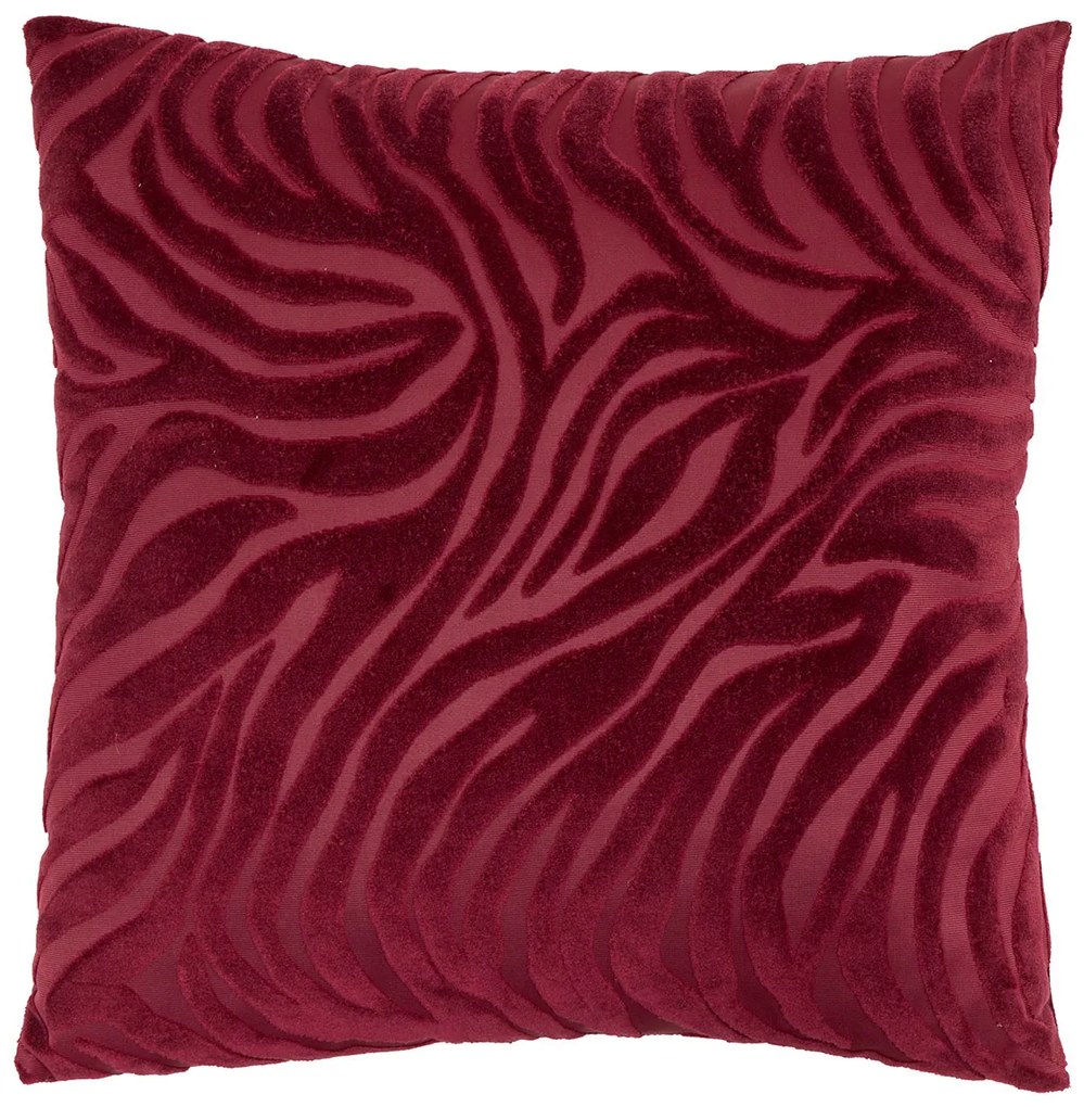 Διακοσμητικό Μαξιλάρι Βελουτέ 2 Όψεων (40x40) A-S Tigris Garnet 212452C