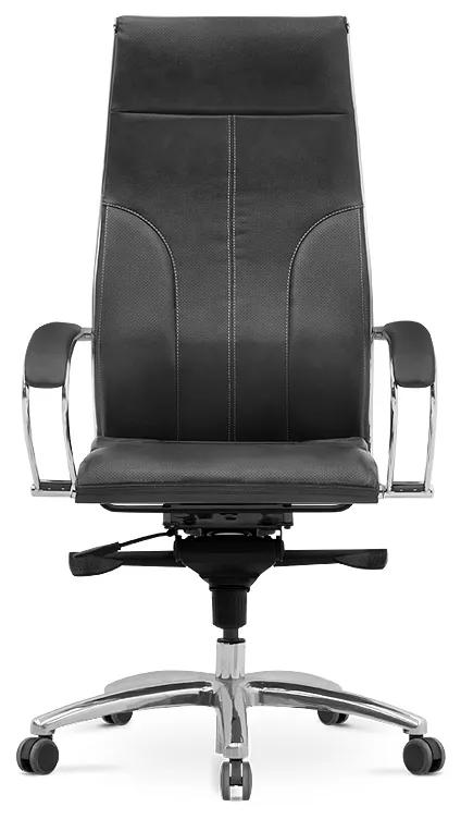 Καρέκλα γραφείου εργονομική Samurai-6 Megapap από τεχνόδερμα σε μαύρο 70x70x122/133εκ. - Τεχνόδερμα - GP008-0032