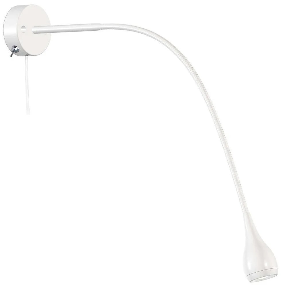 Φωτιστικό Τοίχου Drop 320131 3,5x32cm Led 130Lm 3W 3000K White Nordlux Aluminium