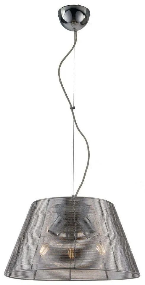 Φωτιστικό Οροφής Spriz I-SPRIZ/S45 SILVER 3xE27 Φ45cm 120cm Silver Luce Ambiente Design