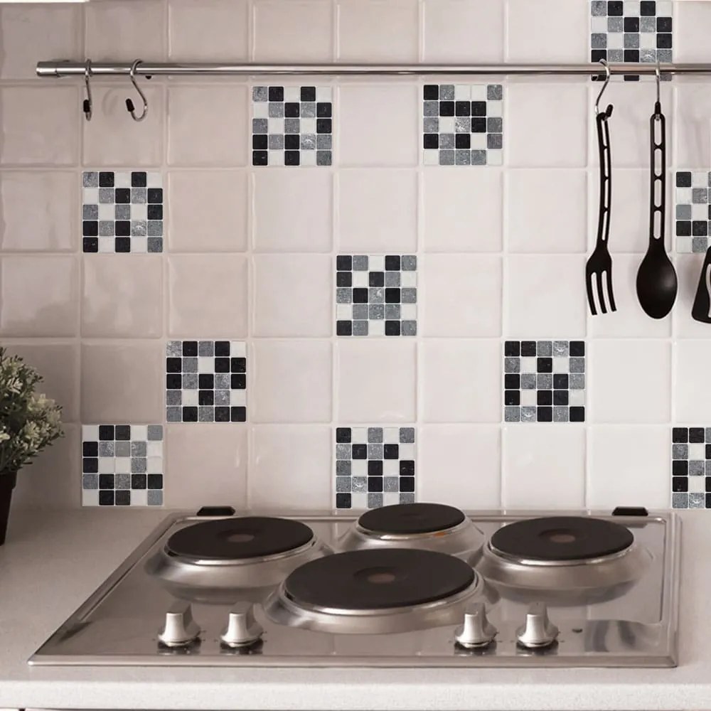 Διακοσμητικά πλακάκια τοίχου Tile Black & White