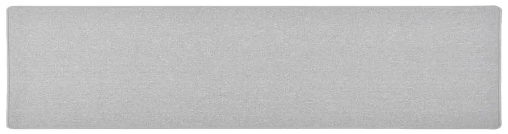 vidaXL Χαλί Διάδρομος Ανοιχτό Γκρι 50 x 200 εκ.