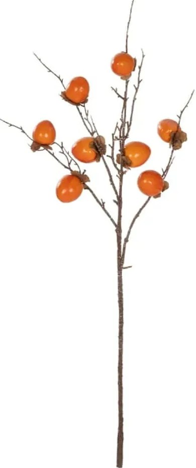 Τεχνητό Κλαδί Persimmon Fruit 21439 35x7x90cm Orange-Brown GloboStar Πολυαιθυλένιο