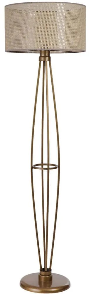 Φωτιστικό Δαπέδου 534LUN5304 Φ40x150cm 1xE27 40W Beige-Gold Opviq