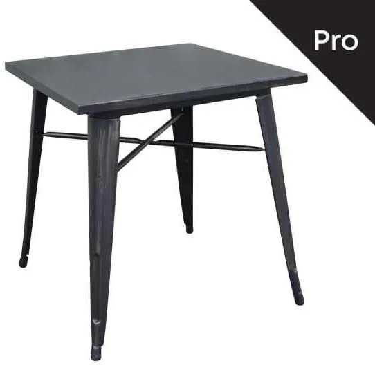 Τραπέζι RELIX  70x70 Μεταλ. Antique Black