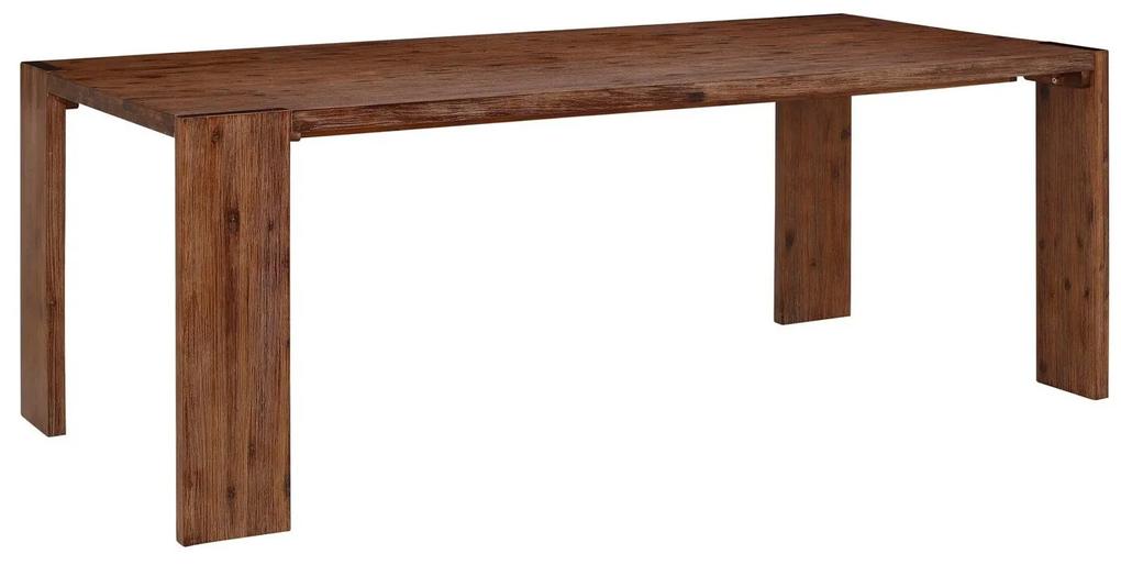 Τραπέζι Denton 247, Καφέ, 75x90x240cm, Ξύλο