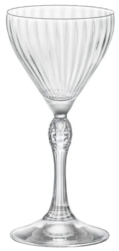 Ποτήρια Κοκτέιλ Κολωνάτα 140ml (Σετ 6τμχ) Bormioli Rocco Nick &amp; Nora America's 20s