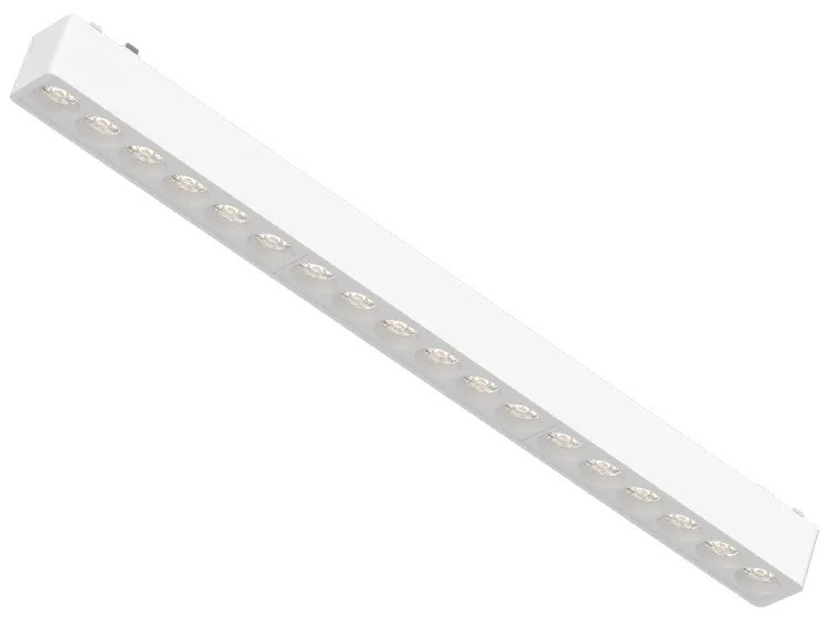 Φωτιστικό LED 18W 3000K για Ultra-Thin μαγνητική ράγα σε λευκή απόχρωση D:33,8cmX2,4cm (T02901-WH) - 1.5W - 20W - T02901-WH