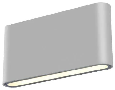 Απλίκα slim LED 2Χ6W γκρι Y9x17,5x3εκ.  τμχ.