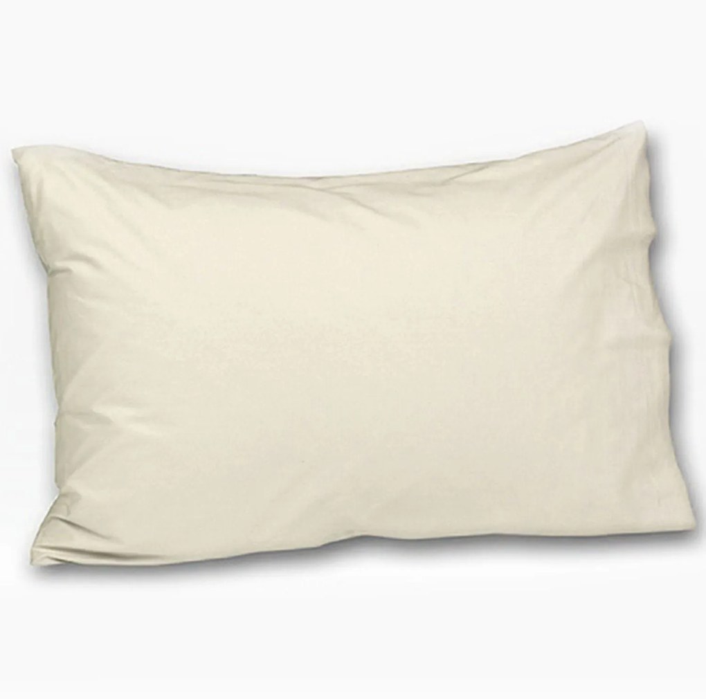 Σεντόνι Unicolor Light Beige Nima Μονό 160x260cm Χωρίς Λάστιχο 100% Βαμβάκι