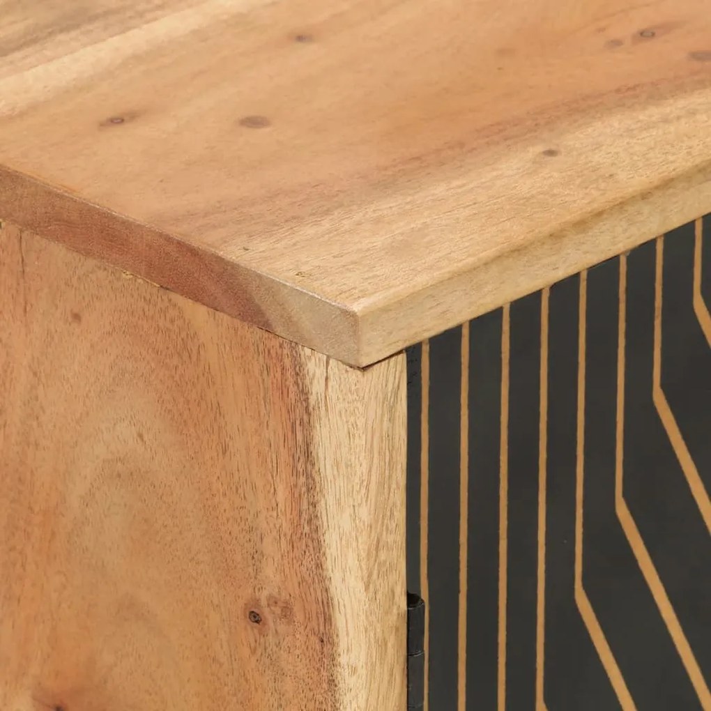 vidaXL Ντουλάπι 60 x 33 x 74 εκ. από Μασίφ Ξύλο Ακακίας