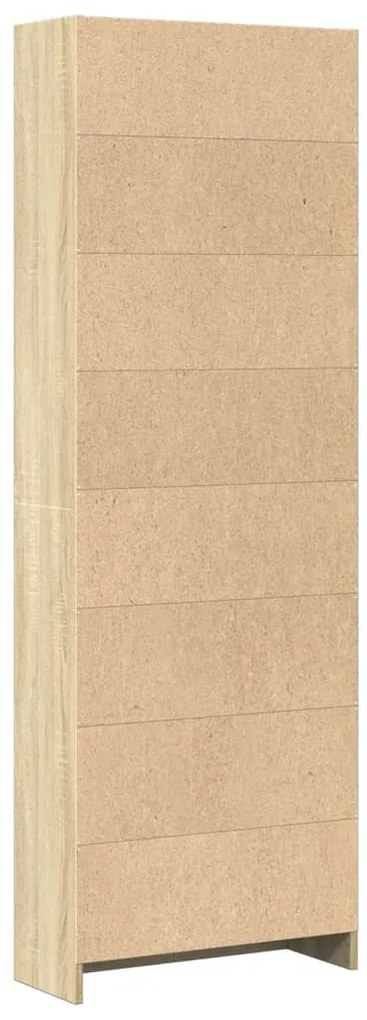 vidaXL Βιβλιοθήκη Sonoma Δρυς 60x24x176 εκ. από Επεξεργασμένο Ξύλο