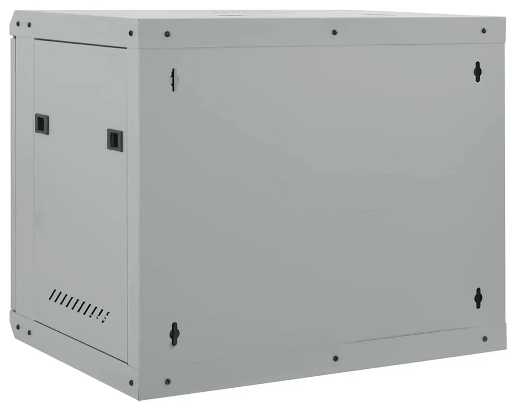 vidaXL Ντουλάπα δικτύου με αποθήκευση Γκρι 60 x 45 x 50 εκ Ατσάλι