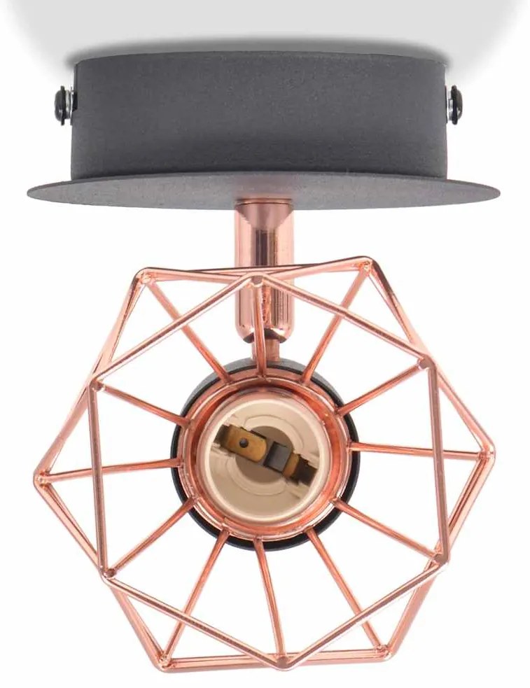 vidaXL Απλίκες Τοίχου 2 τεμ. με 2 Λαμπτήρες LED Filament 8 W