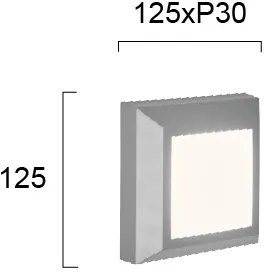 Απλίκα Viokef Leros LED Sq