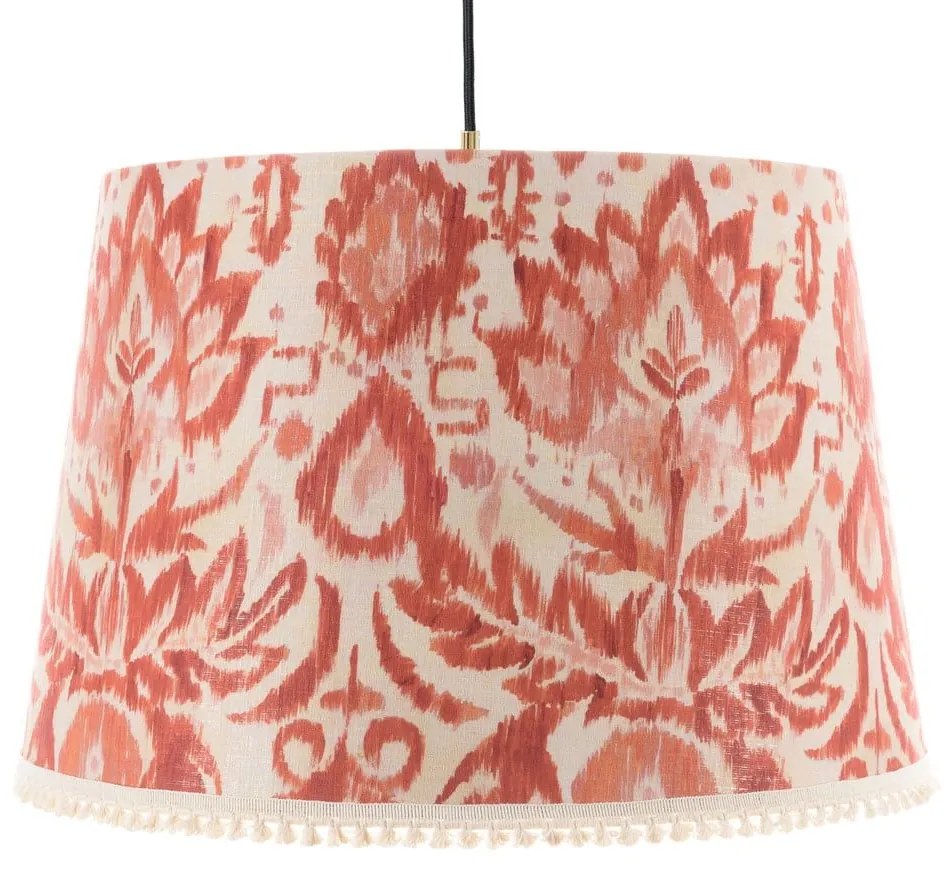 Φωτιστικό Οροφής Ionian Cl50393 Ø25Xø35Xh25 E27 White-Orange Mindthegap Metal, Fabric
