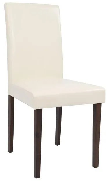 Καρέκλα SELENE Ξύλινα πόδια και Κάθισμα PU Εκρού 44X54X91 εκ. 2αδα 44x54x91 εκ.