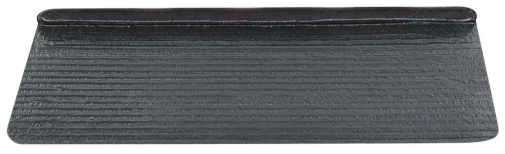 vidaXL Πατάκια Σκάλας Αυτοκόλλητα 30 τεμ. Γκρι 65x24,5x3,5 εκ.