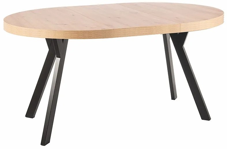 MEDAN TABLE ARTISAN OAK / BLACK FI 100 (100-168) DIOMMI MEDANDACFI100