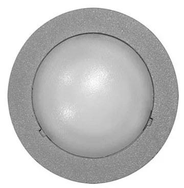 Adeleq Led Φωτιστικό Αλουμινίου Επίτοιχο Στρογγυλό 0.3W Μπλε Γκρι 3-973264
