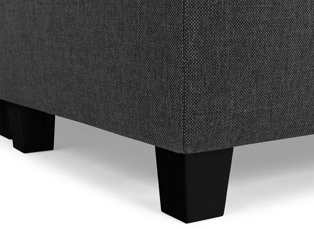 Γωνιακός Καναπές Scandinavian Choice C161, Μαύρο, 344x199x80cm