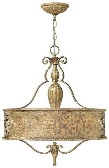 Κρεμαστό Φωτιστικό Οροφής  3xE27  Σαμπανιζέ  Carabel HK-CARABEL-P-B Elstead Lighting-HK-CARABEL-P-B-Καφέ HK-CARABEL-P-B