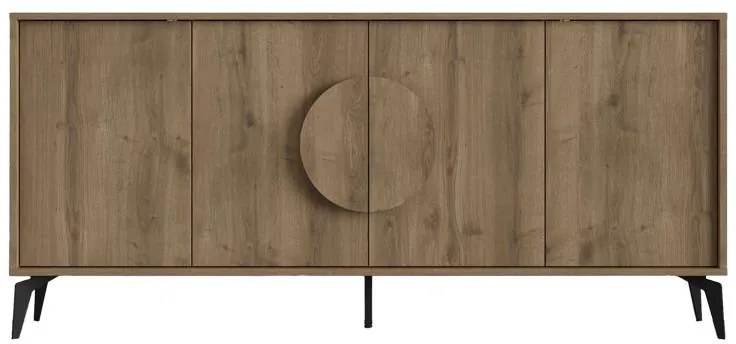 Μπουφές Gora σε απόχρωση ανοιχτό καρυδί 180x35.6x82εκ 180x35.6x82 εκ.