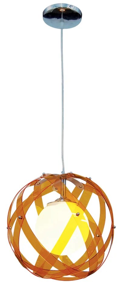 Φωτιστικό Οροφής Μονόφωτο Homelighting Nefeli 77-1540 Orange