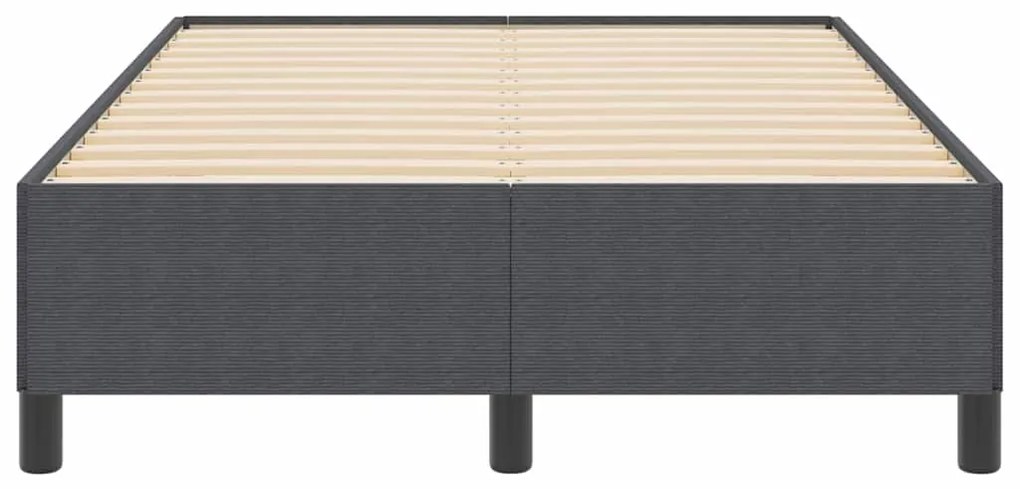 vidaXL Σκελετός Κρεβατιού Σκούρο γκρι 120 x 190 cm Βελούδο