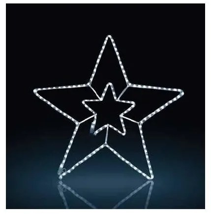 Φωτοσωλήνας LED Διάφανο ΙΡ44 Διπλό Αστέρι 55cm Ψυχρό Φως 27-00166 Panagoulas-27-00166-Διάφανο 27-00166