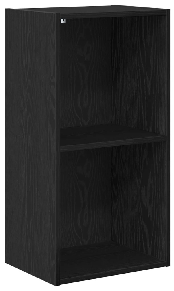 vidaXL Βιβλιοθήκη Μαύρη δρυς 40 x 30 x 77 εκ. Επεξεργασμένο ξύλο