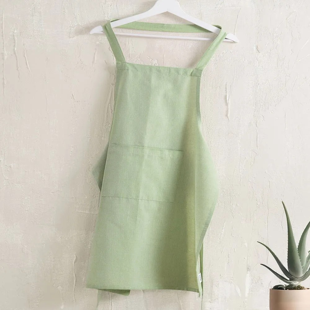 Ποδιά Ολόσωμη Daily Green Ρυθμός 60x85cm 100% Βαμβάκι
